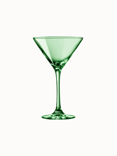 Minimalist zielony kieliszek koktajlowy.png